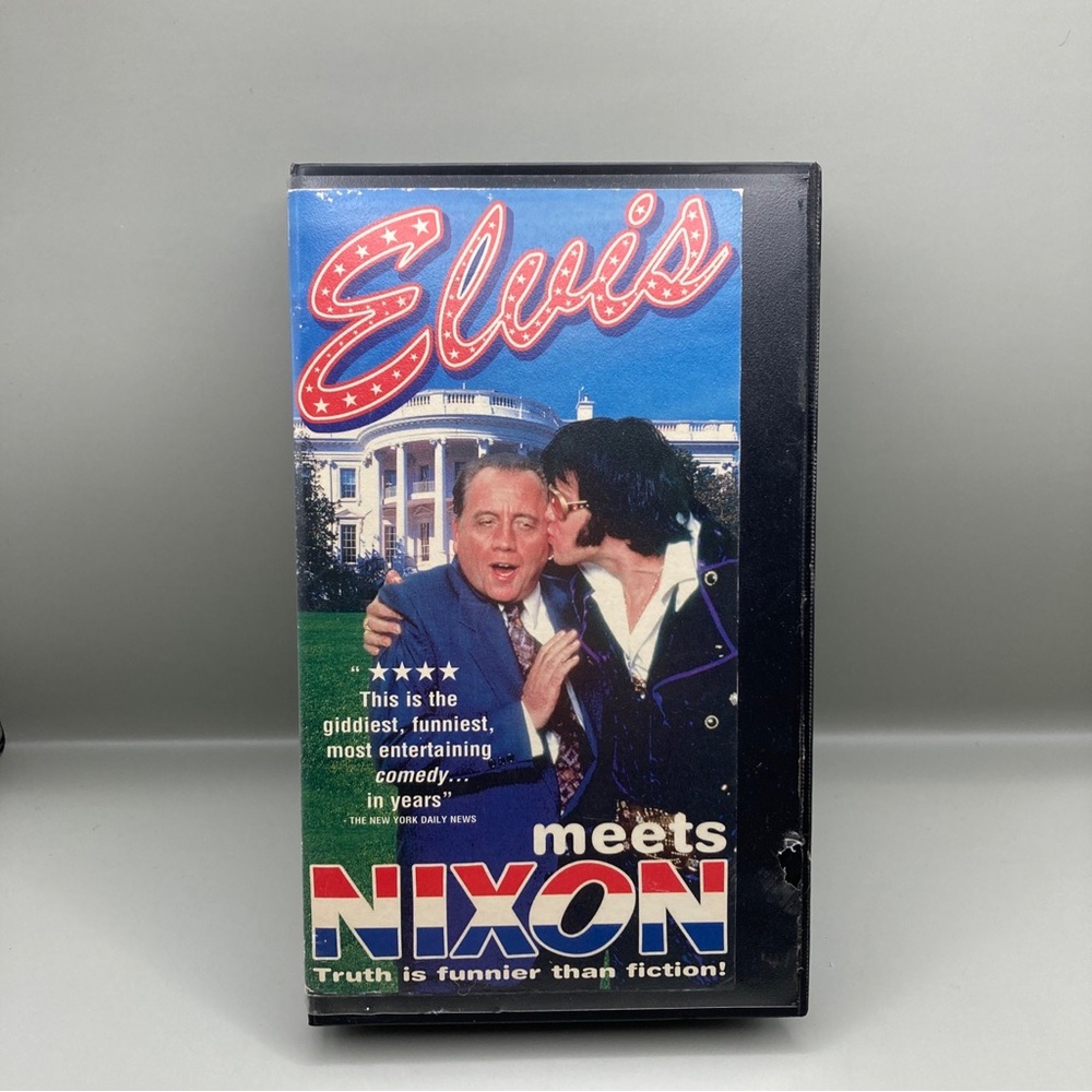 ELVIS MEETS NIXON SHOWTIME VHS RARE AVALANCHE 1998 COMEDY BOB GUNTON